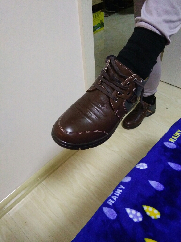 真皮马丁靴男鞋加绒保暖牛皮靴子性价比真高，真实上手体验,第8张