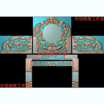 Finely carved relief lotus hollow lotus root dining chair throne back armrest Taishi chair lotus nave XF1UJ