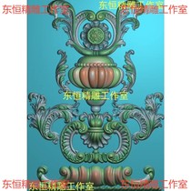 Scanned image of exquisitely carved European-style vertical flower hanging flower components to protect ancient buildings and Roman stigma decals 108 building materials 52OU0