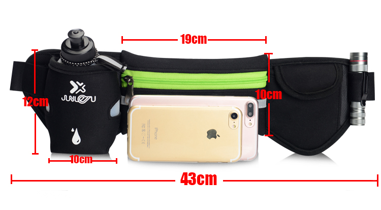 Túi thể thao nam ngoài trời chạy ấm đun nước túi nữ đa chức năng 6 inch điện thoại di động túi vành đai thiết bị marathon mỏng túi chạy bộ aonijie