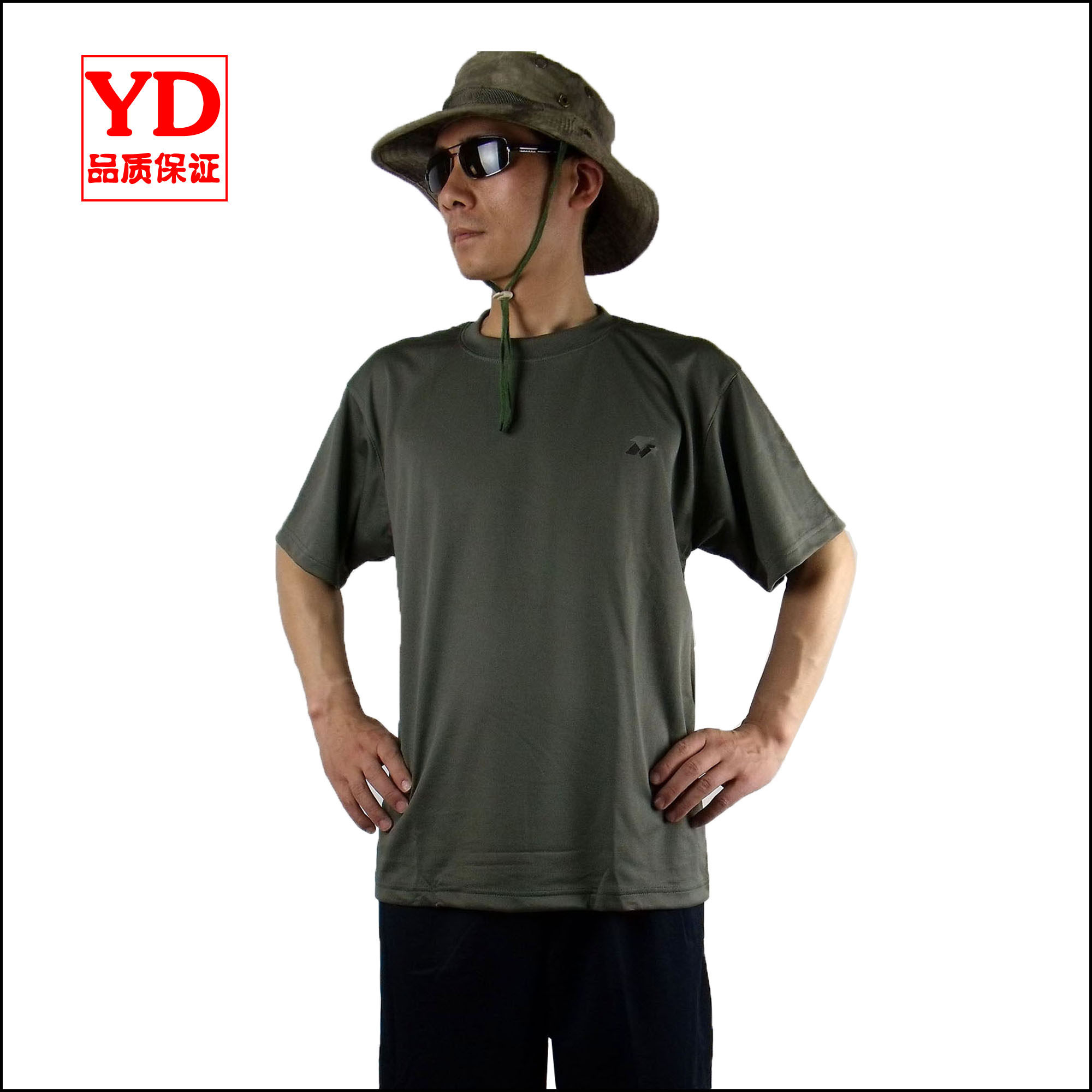 Training new special sand color summer suit suit top fitness pants Outdoor sports T-shirt quick-drying Han shirt plus