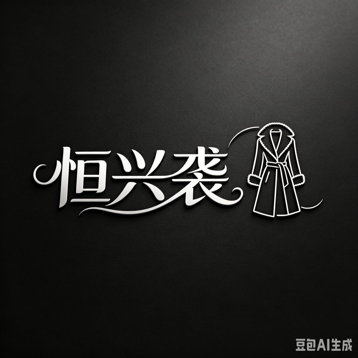 恒兴裘皮草店的LOGO