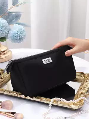 Cosmetic bag female portable trumpet Net red ins style exquisite fashion high-end cosmetics storage bag cosmetic bag
