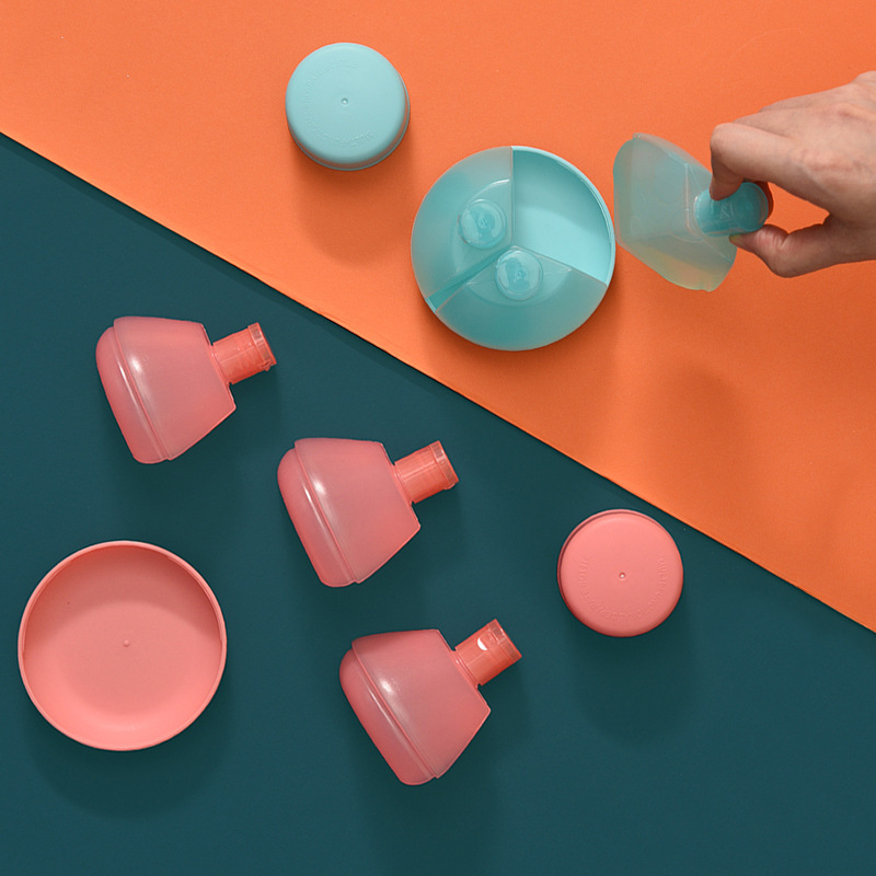 Three-in-one 60ml travel split bottle suit pressing trial bag lotion skin-care products for bottle washing hand sanitizer