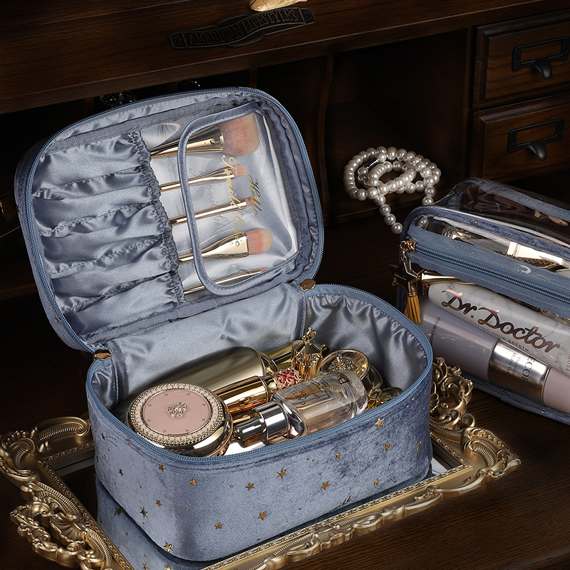 Advanced Probation Makeup Bag Women 2021 New Ultra Fire Ins Wind Portable Large Capacity Cute Day Ensemble Korea Contained Bag