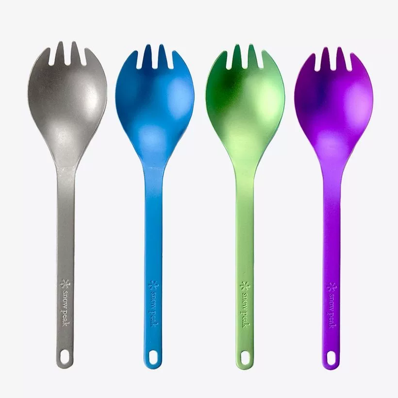 Japanese tableware for camping, spoon, travel handheld fork, (Physicals)