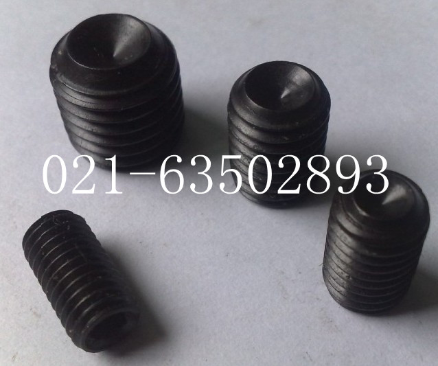 12 9 class without head inner hexagonal screw inner hexagonal tight top concave end tight top M6X5-M6X70