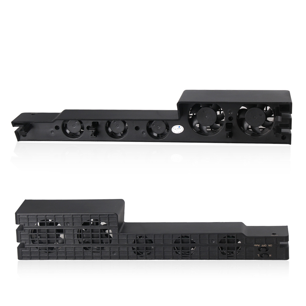 DOBE chính hãng PS4 PRO chủ quạt điều khiển nhiệt độ chuyên nghiệp làm mát quạt tản nhiệt phía sau PS4 - PS kết hợp sạc nhiều cổng
