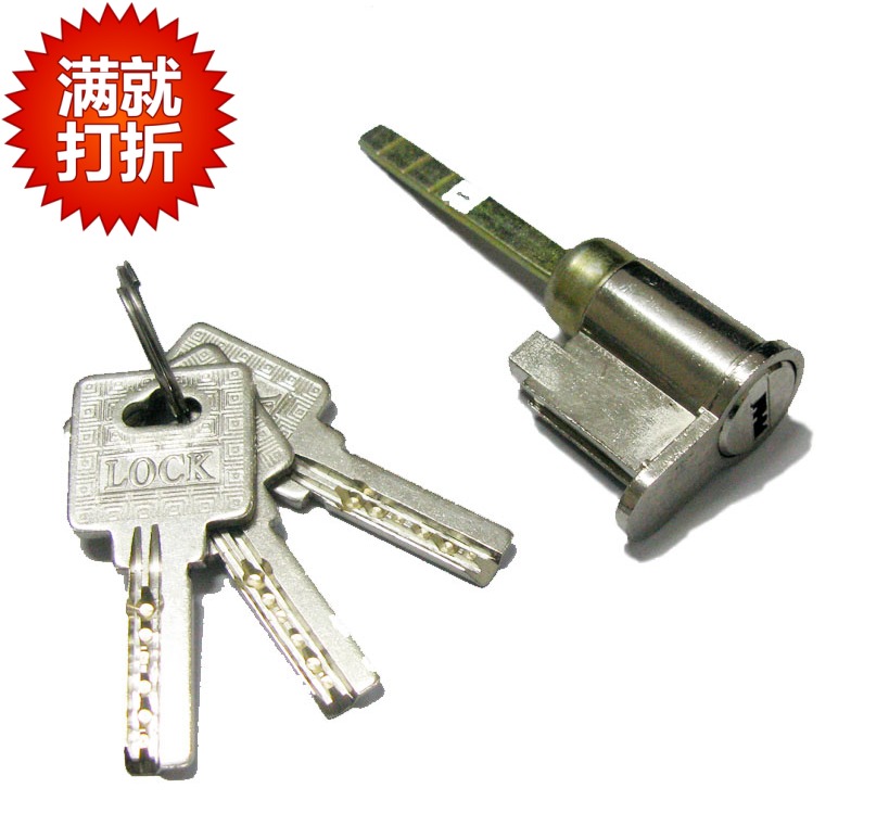 Single tongue lock cylinder passage lock head indoor door lock core bathroom balcony bedroom kitchen lock heart door lock accessories
