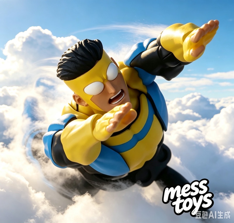 Mess Toys Invincible Young Hero Invincible Mark Neighbor's Best Friend Articulated Action Figure Model