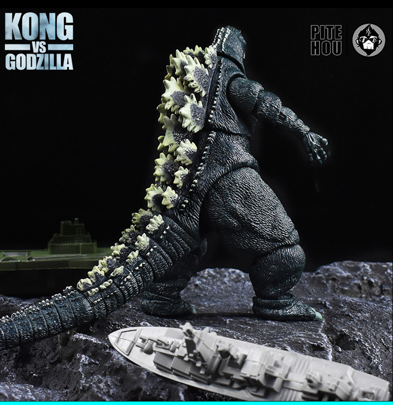 Куклы/ украшения/детали 哥斯拉大战金刚手办怪兽之王可动玩偶电影版红莲核能喷射模型摆件