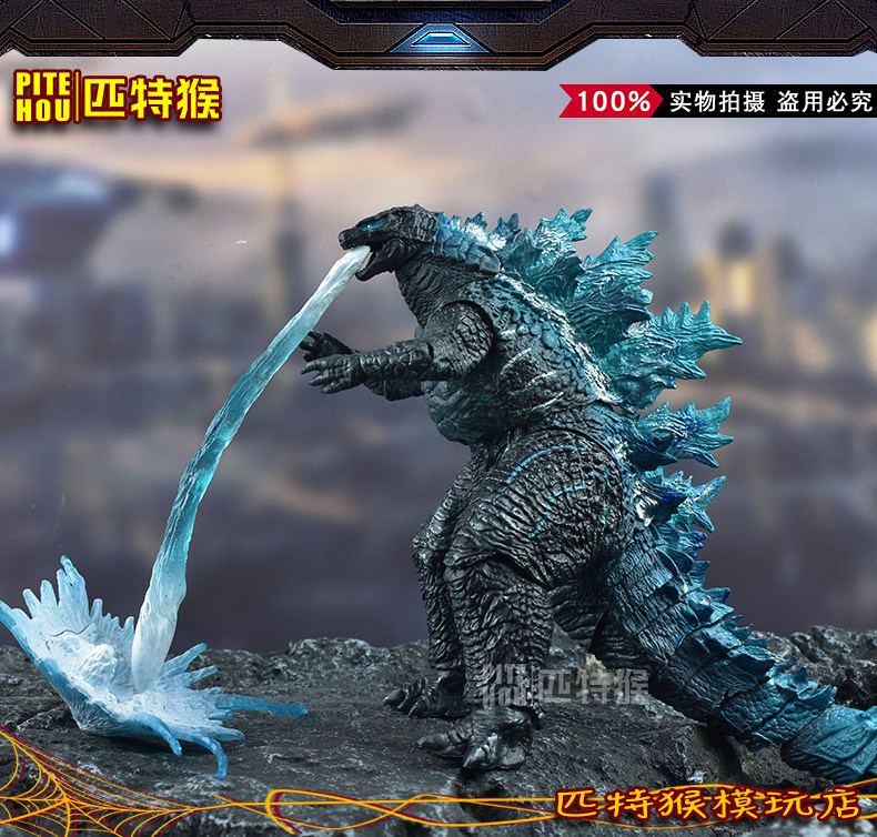 Куклы/ украшения/детали 哥斯拉大战金刚手办怪兽之王可动玩偶电影版红莲核能喷射模型摆件