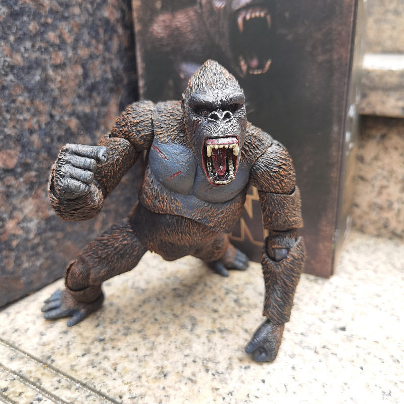 Куклы/ украшения/детали 哥斯拉大战金刚手办怪兽之王可动玩偶电影版红莲核能喷射模型摆件