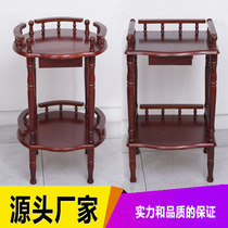 Round small tea table solid wood tea machine rack phone rack telephone rack drinking water dispenser rack mahjong table a few sofa corner a few