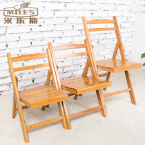 Nanzhu Folding Chair Short Stool Large Small And Medium Ride Cool Portable Bamboo Chair Fishing Chair Children Learn Leaning Back Chair Dining Chair