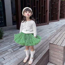 ME Mobao Childrens Wear Girls Summer Thin Cardigan Breathable Pure Cotton Knit Girls Air-conditioned Shirt Sunscreen