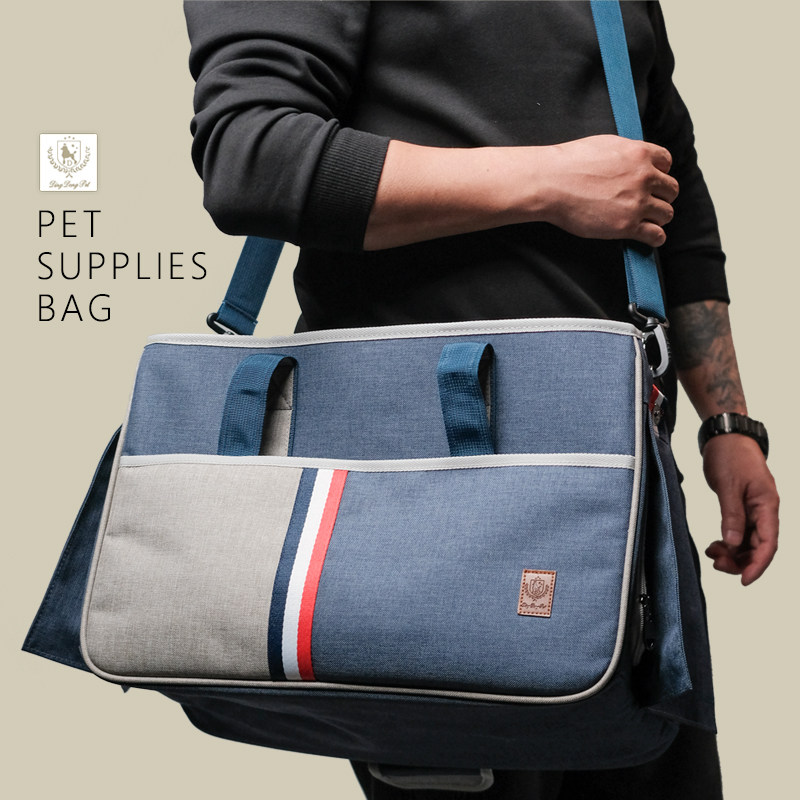 Dingdong send pets to go out convenient shoulder bag cat and dog messenger bag breathable kitten and dog universal handbag hard bottom