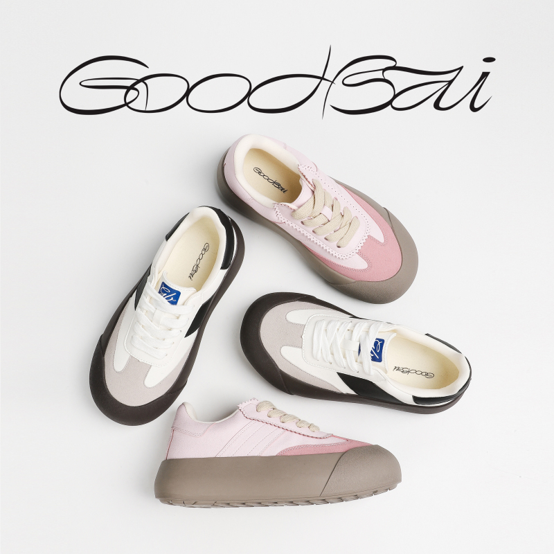 Factory Direct Sales Original Goodbai Bai Jingting Style Platform Shoes Casual Shoes Thick-Soled Bread-Style Training Shoes for Couples Factory Direct Sales Original Goodbai Bai Jingting Style Platform Shoes Casual Shoes Thick-Soled Bread-Style Training Shoes for Couples