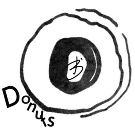 书店看甜甜圈的LOGO