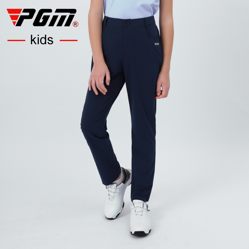 Pgm Kidsren's Golf Pants Boys' Golf Pants Youth Sports Pants White Lightweight Breathable Quick-Drying Pants
