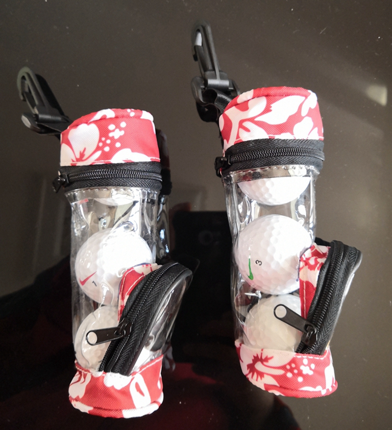 Golf Mini Pellets Bag End Accessories Containing bag Ball Tee bag with hooks for men and women transparent and durable-Taobao