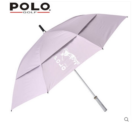 Polo Genuine Women's New Golf Umbrella Double-Layer Windproof Umbrella Sunshade Umbrella Uv Protection Sunny and Rainy Umbrella