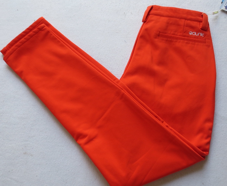 New golf pants fall/winter ladies pants slim warm padded plus velvet pants stretch waterproof sports pants