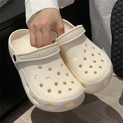 Thin Strap Children's Arch-Support Perforated Shoes, Cute Penguin and Fish Design, Boys' and Girls' Summer Sandals, Parent-Child Beach Shoes — 8