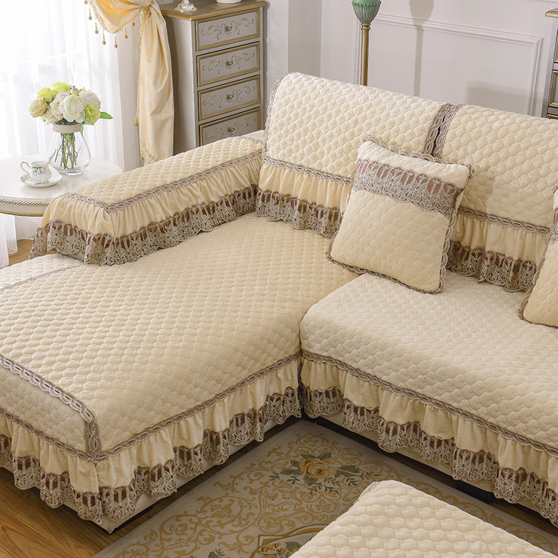 Nordic leather sofa cushion four seasons non-slip cushion full cover combination modern fabric sofa cover all-inclusive universal cover