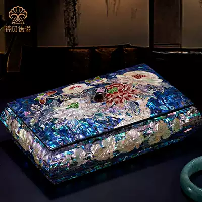 Legend of Jinbei jewelry box wooden retro Princess European jewelry box handwear box birthday wedding gift