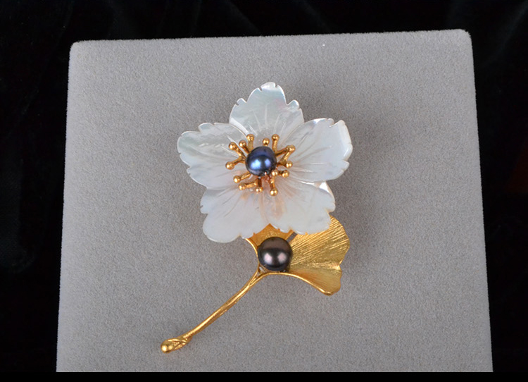 Broche femme en Nacre - Ref 1175682 Image 11