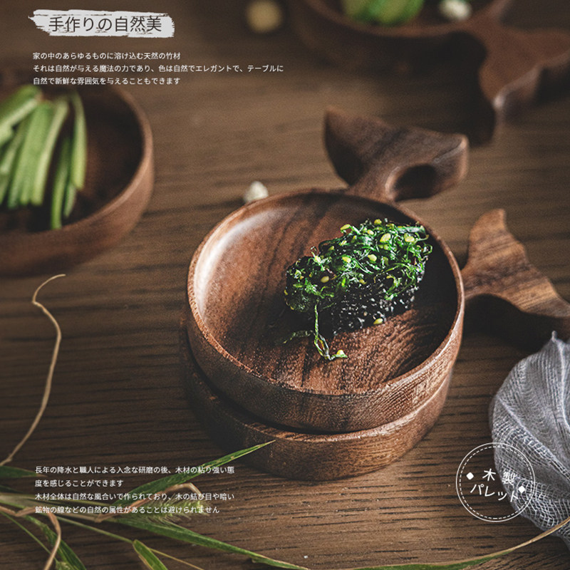 Porcelain Prince Day Type Wood Ware Sauces Small Fish Sauces Cute Dipping Sauces Dish Sushi Dish Sushi Snack Nuts Dish