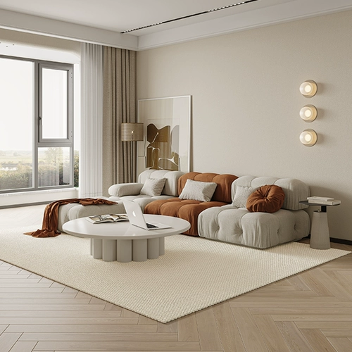 Импортный японский кремовый минималистичный ковер для гостиной для домашнего использования