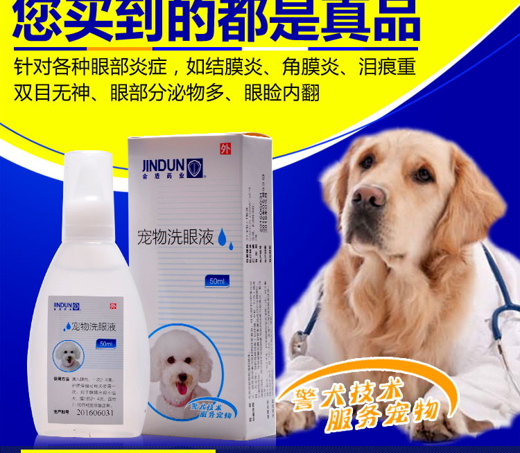Golden Shield dog giọt thuốc thú cưng làm sạch mắt mèo nhỏ hơn gấu nước mắt để loại bỏ thuốc rửa mắt sạch - Thuốc nhỏ mắt thuốc nhỏ mắt cool