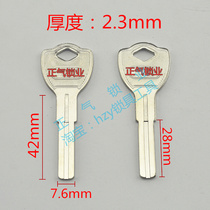 ZQ423] Gold bottle blade key blank double-sided vane blank sub locksmith full 100 full 100 locksmith consumables