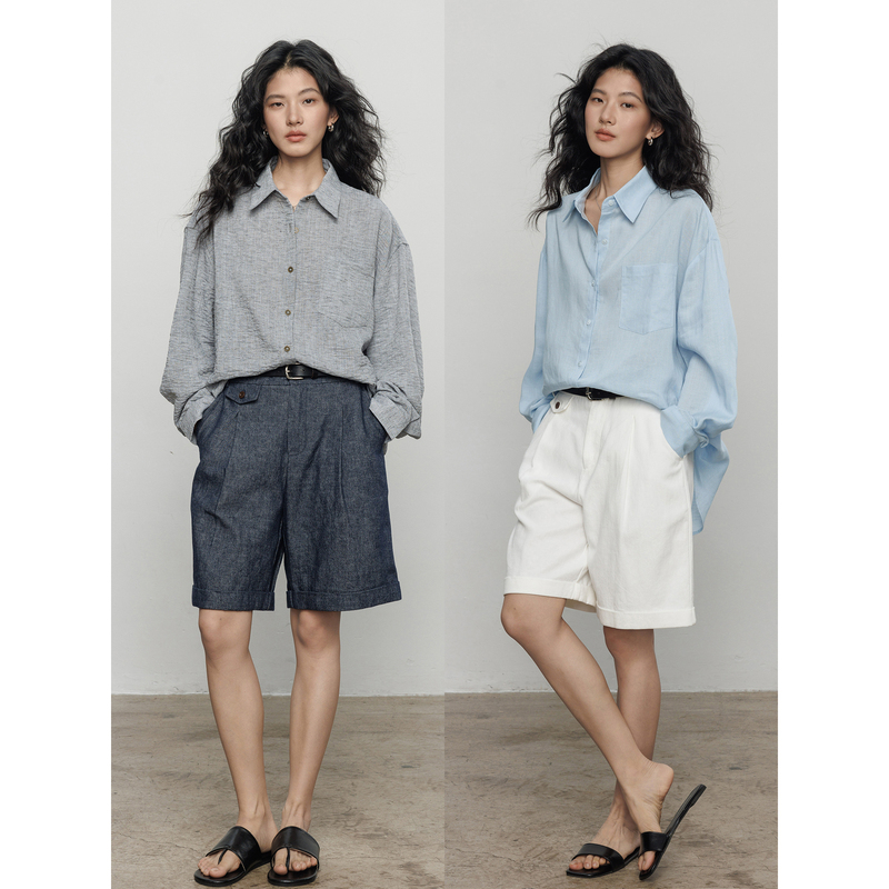 Havegan/Summer Old Money Style Casual Shorts for Women, Lazy Linen Pants, 2026 New Vacation Five-Point Shorts