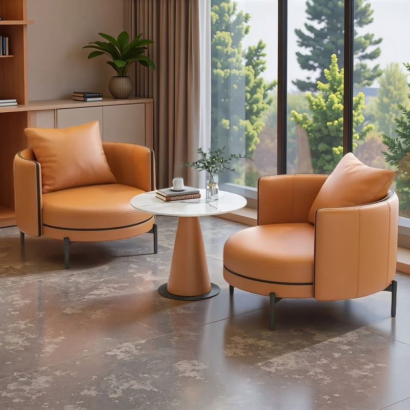 Modern Minimalist Single Sofa Chair Hotel Lobby Homestay Meeting Table and Chair Set Cafe Reception Leisure Chair Modern Minimalist Single Sofa Chair Hotel Lobby Homestay Meeting Table and Chair Set Cafe Reception Leisure Chair