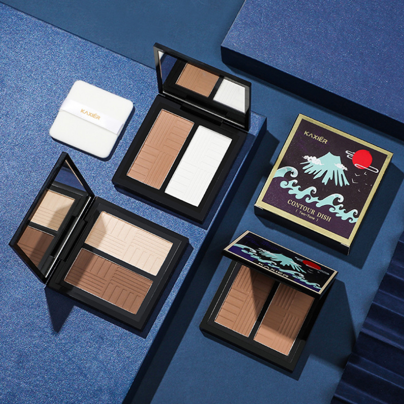 National Wind Palace Bicolor Color Repair High Light Integrated Pan Shadow Powder Nasal Shadow side Shadow Thin Face Tonic cord Divine Instrumental Composition