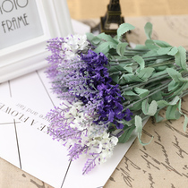 2-color romantic lavender simulation flower shop photography background Taobao photo shooting props decoration ornaments