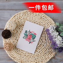 Net red straw corn husk mat pastoral style gourmet nail cosmetics photo shooting props live decoration