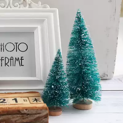 Mini Christmas tree ins small pine tree Cedar Christmas decoration Net Red live photo shooting props ornaments