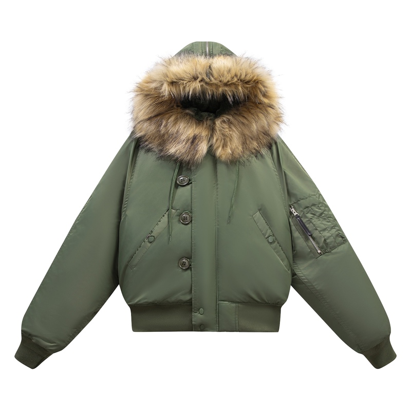 American Retro N2B Fur Collar Bomber Jacket for Men and Women, Short Thickeneded Hooded Cotton Workwear, Autumn and Winter Outwear American Retro N2B Fur Collar Bomber Jacket for Men and Women, Short Thickeneded Hooded Cotton Workwear, Autumn and Winter Outwear