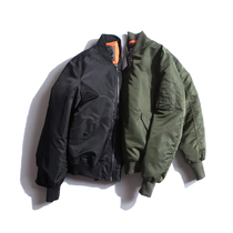 US Air Force Big Code Spring Autumn Season Couples Tooling Mens MA-1 Pilot Jackets Boomer Baseball Suit Hip Hop Jacket