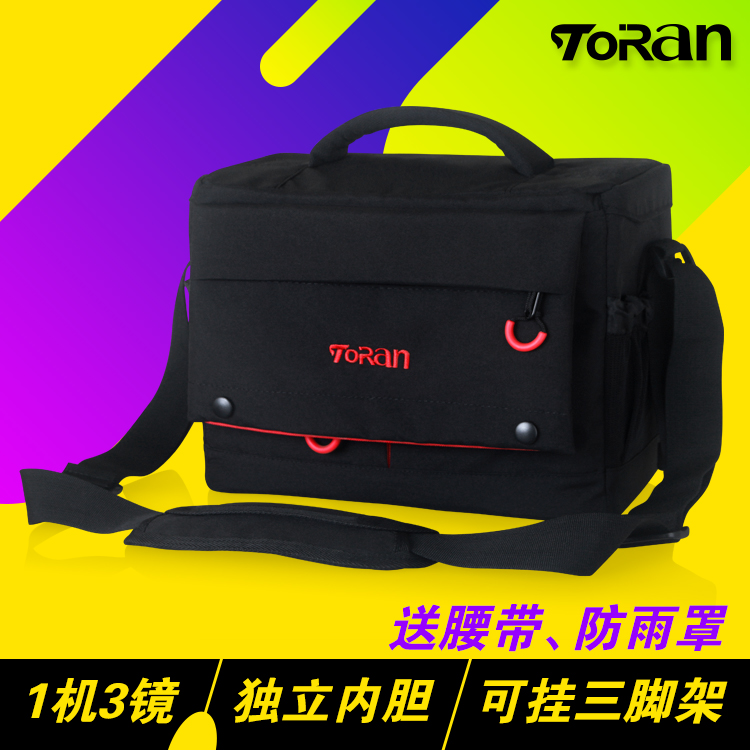 toran tullan single shoulder camera bag single-eye photogram bag Nikon waterproof burglar-proof digital shoulder bag multifunction bag