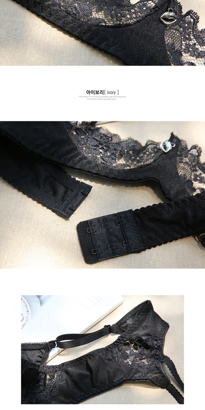 Không đầy đủ Sexy bra garter set quần lót ren