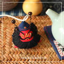 Zhong Kui embroidery Dragon Boat Festival incense sachet Traditional pendant car hanging accessories Handmade DIY material package Wormwood repellent