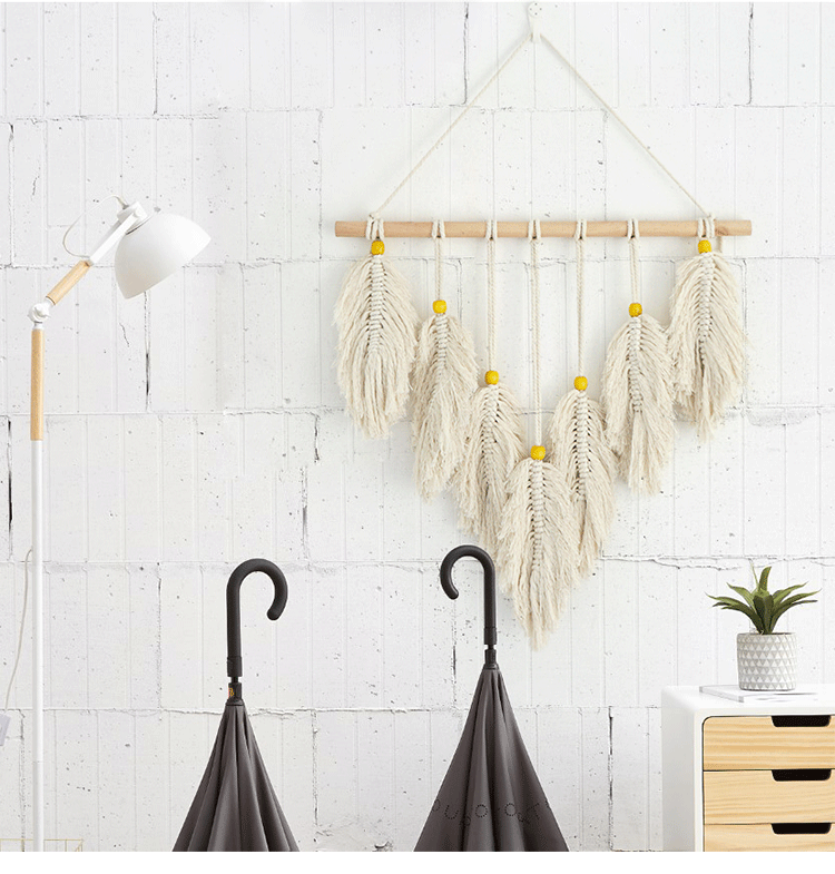 ZDMCraft Bắc Âu ins dệt tấm thảm được cài đặt trên giường và bữa ăn sáng mềm phòng ngủ được trang trí tua Bohemian treo đồ trang trí - Tapestry tấm vải treo tường