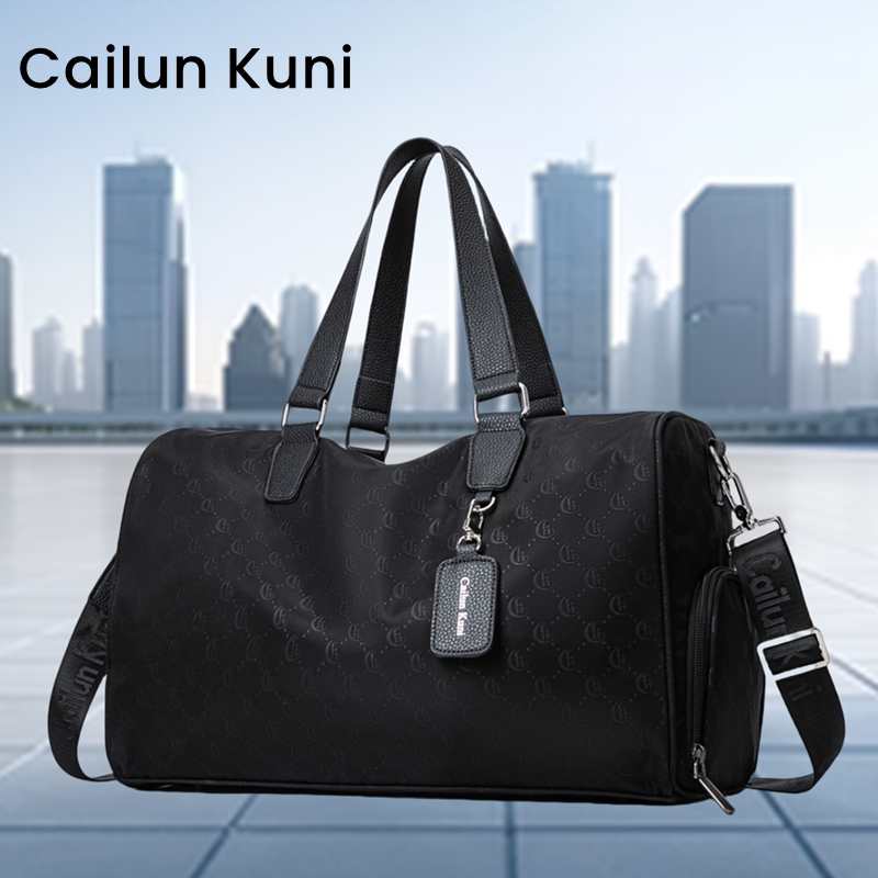 Cailunkuni New Travel Bag Men's Short-Distance Business Trip Handbag Large Capacity Oxford Cloth Fitness Bag Women's Trendy Brand