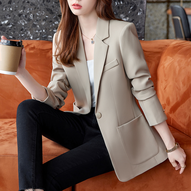 Casual Blazer for Women, High-End 2026 New Spring, Autumn and Winter Korean Style, Commuter Style, Elegant and Fashionable Suit Jacket