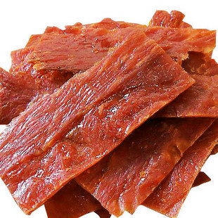 (Jingjiang Gold award pork breast natural slices 400 grams) Snacks snacks dried meat slices of meat net red snack food